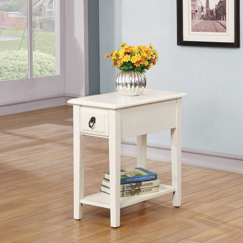 ACME Jeana Accent Table, White