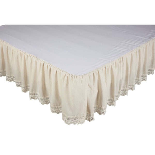 Jupe De Lit Laura Ashley Hedy Vichy Queen Size - Neuve Avec étiquettes