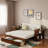Multifunctional Daybed With Storage Drawer, Open Compartments And Hydraulic Side Table-425521173-425521262