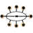Laramie Steel Handcrafted Oval Chandelier Pot Rack
