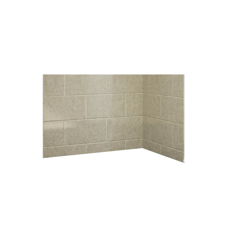 11x20 Tile SandStone Acrylic Alcove Shower Walls