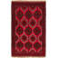 Tapis décoratif en laine noué à la main de conception unique 3 pi 7 po x 5 pi 10 po BERTL