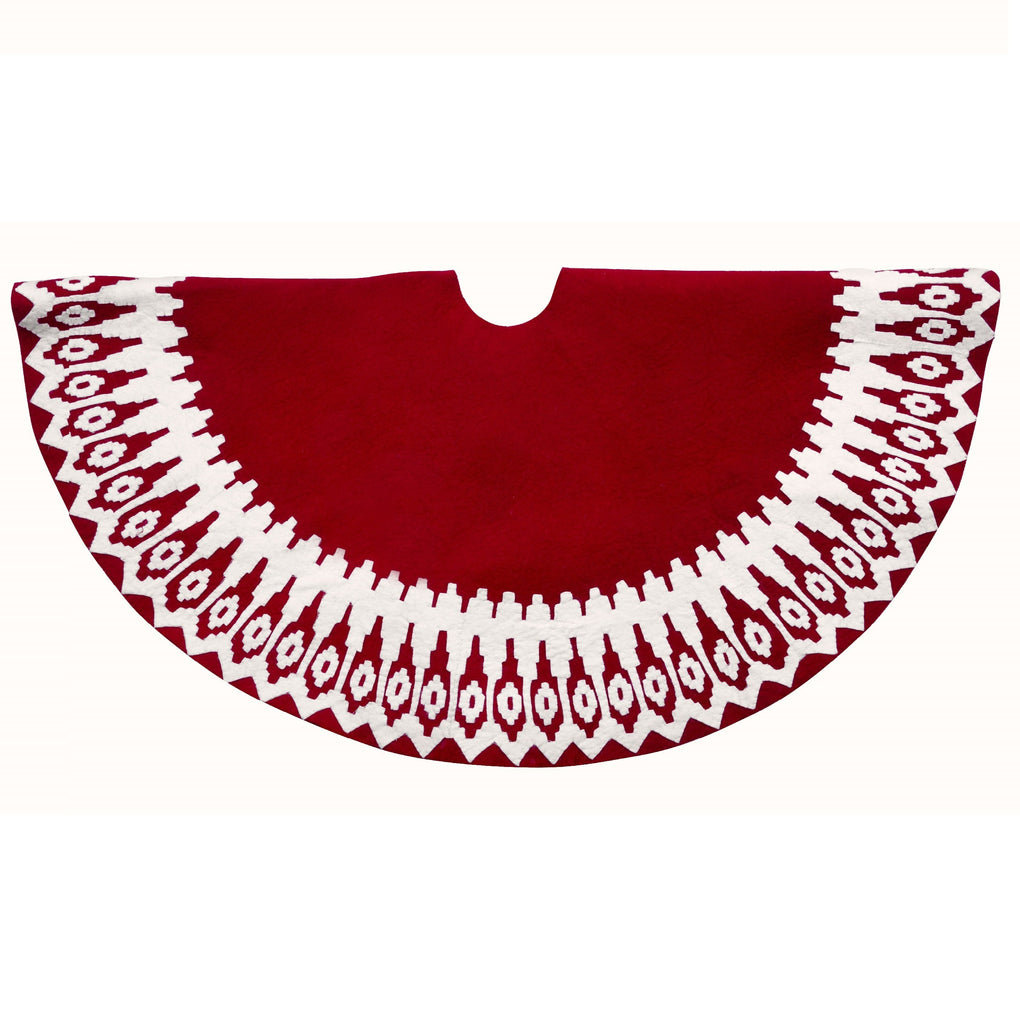 Handmade Wool Tree Skirt