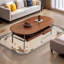 Table basse en bois massif de style rétro