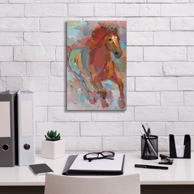 "Eliyzah RedHaveed Runner" sur toile par Hooshang Khorasani