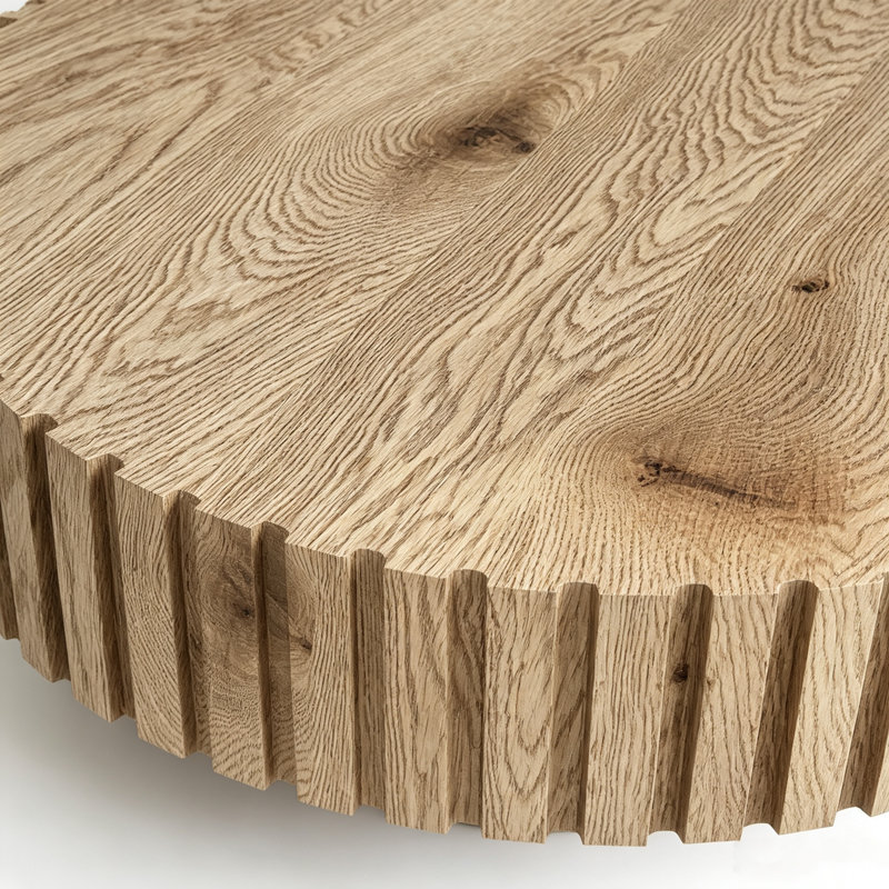 Table basse moderne et minimaliste avec texture bois, stable et durable, rehaussant l'esthétique de l'espace pour les salons, les salles d'étude et les bureaux.
