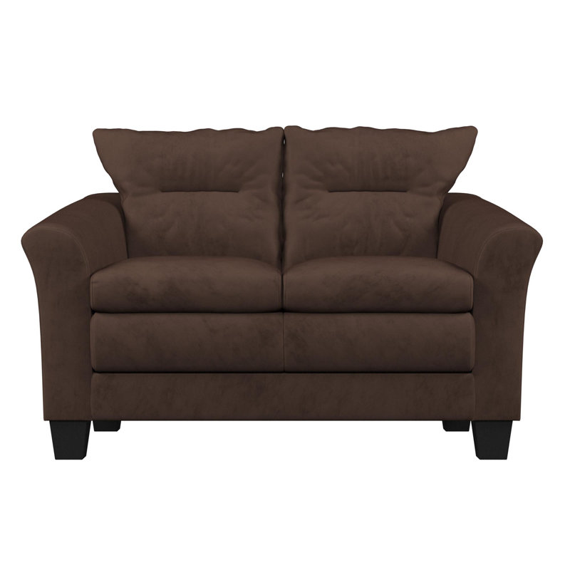 Minhal Upholstered 60 " Loveseat, Bulldozer Java