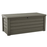 Keter Westwood 150 Gallon Large Durable Resin Outdoor Storage and Organization Deck Box For Patio Furniture and Supplies (Choose Color)