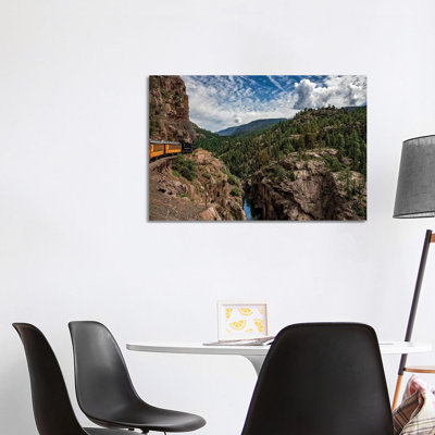Train Ride in the Rockies 1 Piece Wrapped Canvas Wall Art