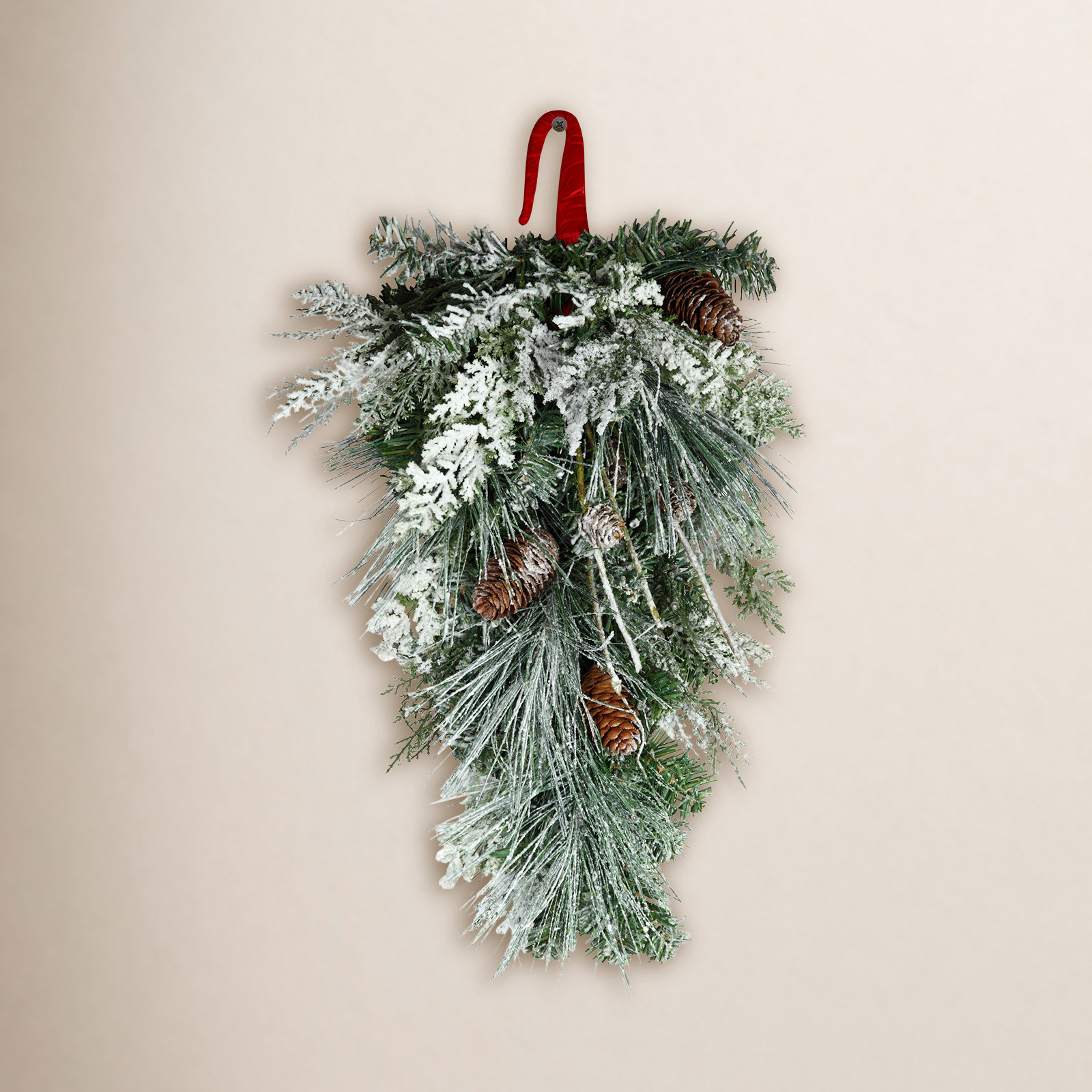 7" Pre-Lit Christmas Swag