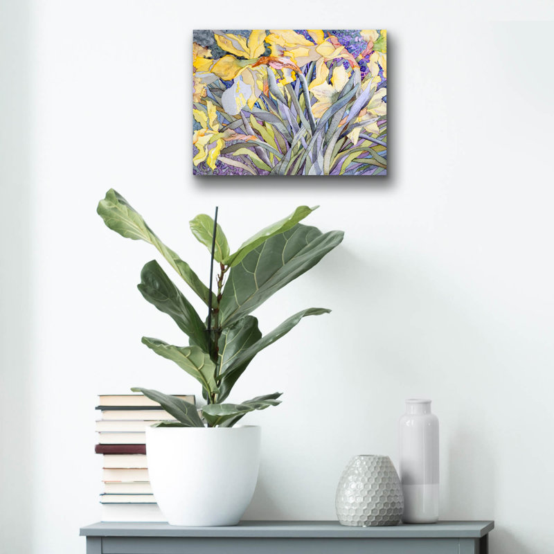 «Daffodils, Van Vleck» par Sharon Pitts, H 12 po x l 16 po x P 0,13 po
