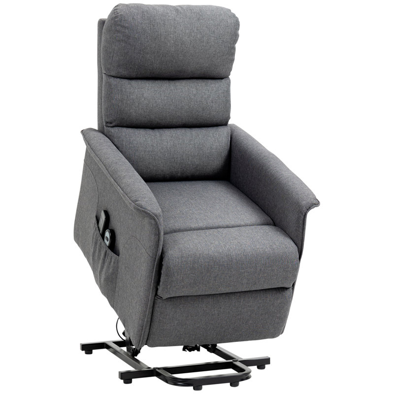 Fauteuil inclinable électrique lève-personne standard de 26 po Forester, Mélange de lin gris