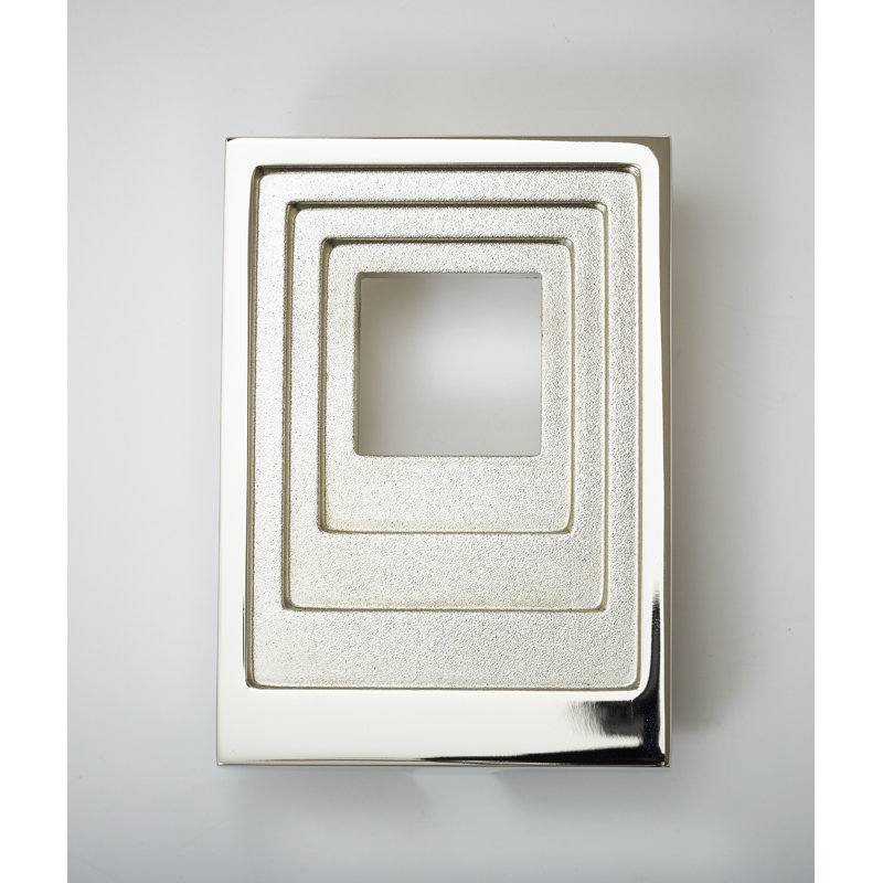Step Geometric Knob, Polished Nickel