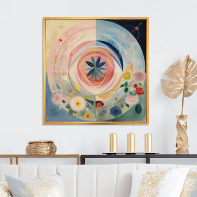 Harmonie florissante universelle en pastel rétro