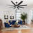Fianna 72'' Ceiling Fan with Light Remote Control, 8-Blades Large Industrial Ceiling Fan Reversible Quiet DC Motor 3CCT/6-Speed-1678360405-1678360404-1729332770