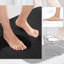 Ensemble de 3 tapis de salle de bain en mousse viscoélastique noire, tapis de toilette pour salle de bain à séchage rapide absorbant et antidérapant extra doux