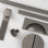 Anthracite Ribbed Handles & Coordinating Knobs 