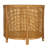 Round Bamboo and Rattan Accent Storage Table-626557102
