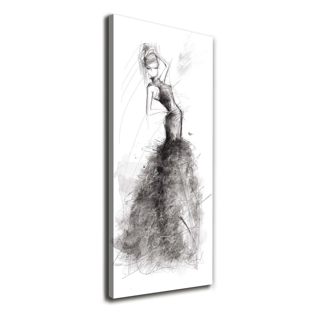 Mode-Illustration - Kunstdrucke auf Leinwand - Wrapped Canvas