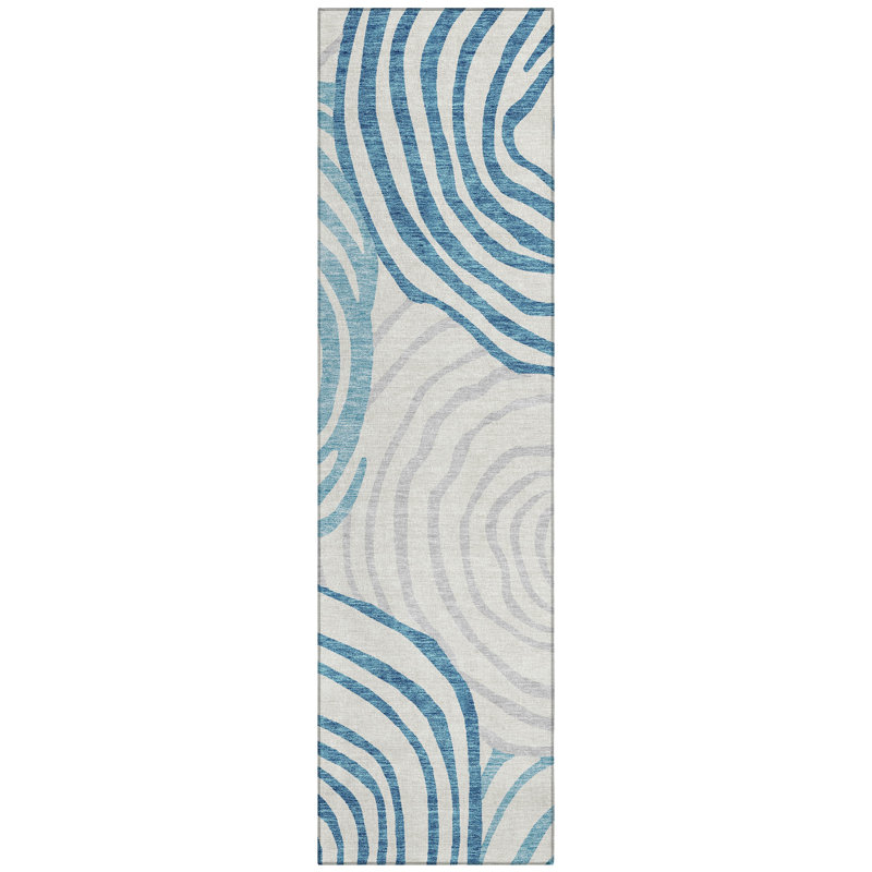 Leis Abstract Indoor Rug, Runner 2'3" x 7'6"