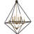 Rosann 8 - Light Dimmable Geometric Chandelier