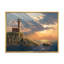 Phare sur une falaise côtière au coucher du soleil - Impression sur toile-59760977-59760979