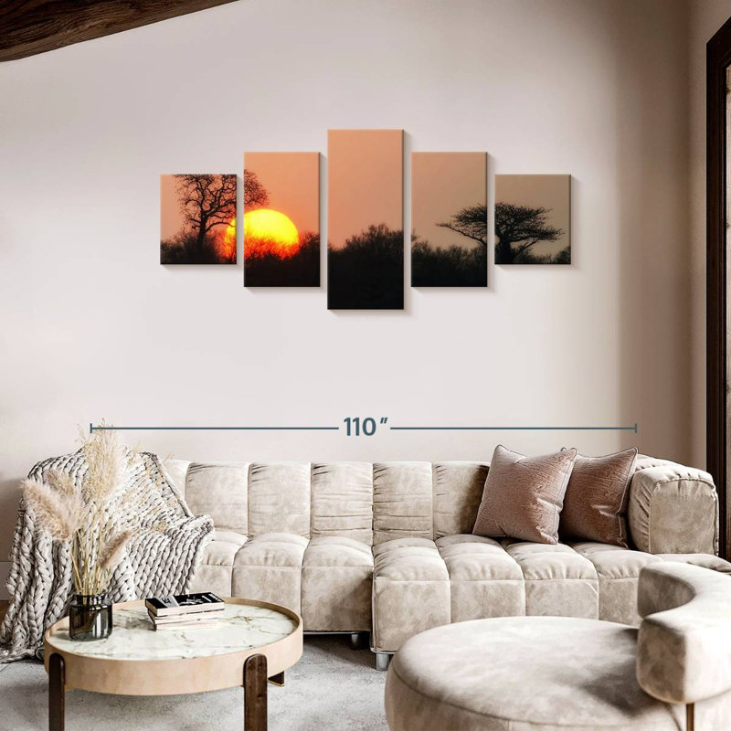 Kruger Sunset, 36" H x 80" W