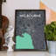 Melbourne City Map - No Frame Print-1288844468