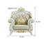 Fauteuil en cuir véritable capitonné de 47,2 po de largeur European