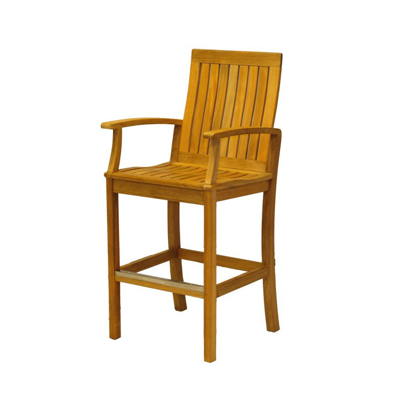 Oxford Outdoor 5 - Piece Teak Bar Height Dining Set