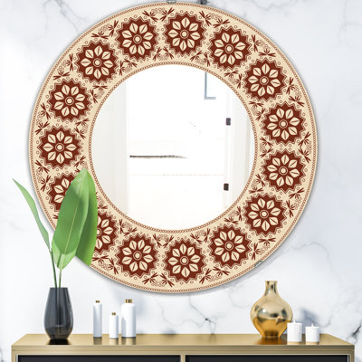 Miroir mural bohème et éclectique