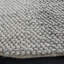 Tapis argenté en laine touffeté à la main Almus-1103791475
