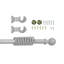 Norgren 28 mm Fixed Length Multi Finials Wooden Curtain Poles-711645741-711645738