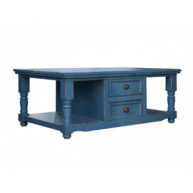 Table basse Griselde, Bleu foncé