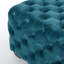 Velours bleu sarcelle avec boutons élégants