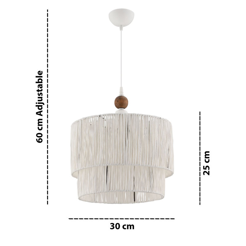 Lustre, Blanc, Blanc / Brun
