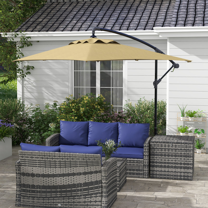 294cm Cantilever Parasol, Brown