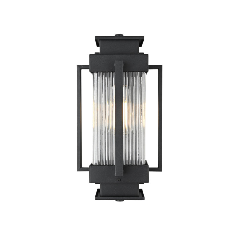 Chavez 7 Inch Outdoor Wall Sconce in Black
