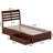 Lamareon Solid Wood Storage Platform Bed with Footboard & Under Bed Drawers-756382972-756382973