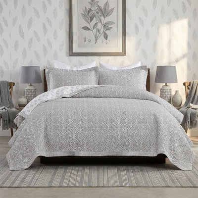 DDUOXIN 100% Cotton 98×90 inch Quilt Sets - 1 Quilt with 2 Pillow Shams