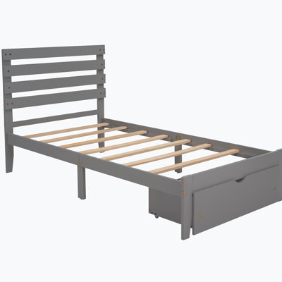 Lit plateforme avec rangement
