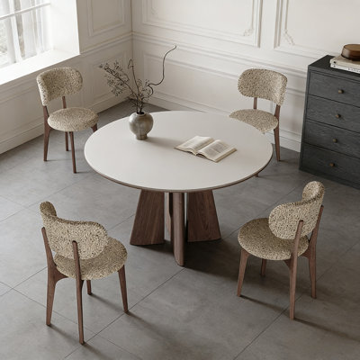 Table de salle à manger moderne, simple et rétro
