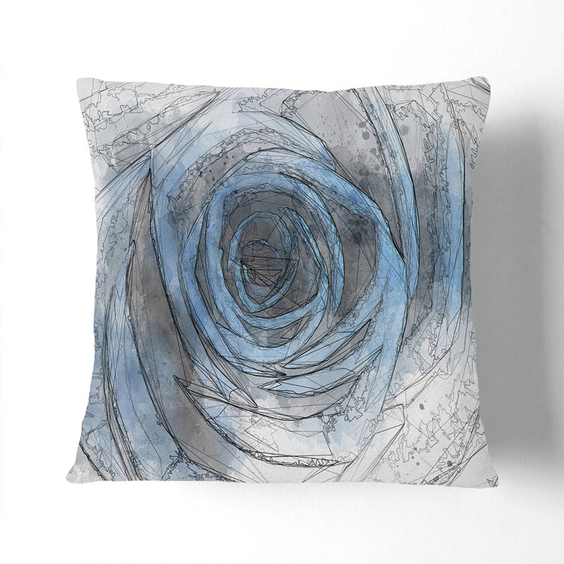 Square Throw Cushion, Black, 55cm H x 55cm W x 20cm D