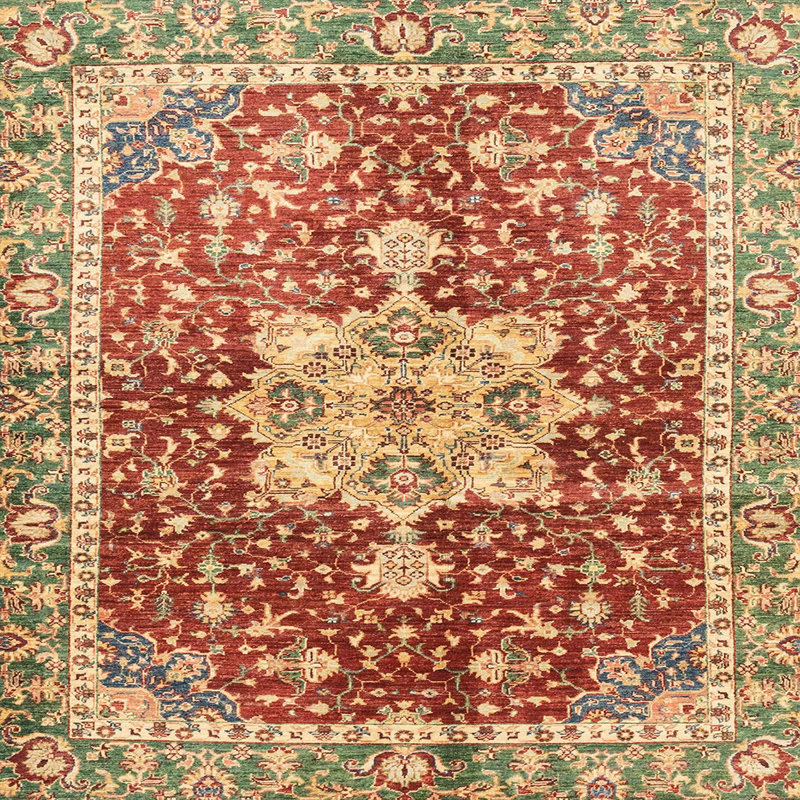 Oriental Indoor Rug, Square 7'