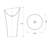 20'' Freestanding Solid Surface Pedestal Bathroom Sink