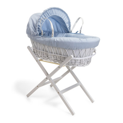 Waffle Wicker Moses Basket