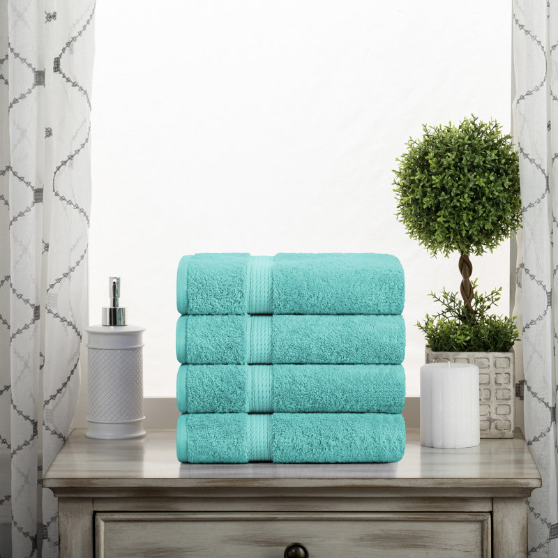 Coton luxueux et hautement absorbant Renata, Turquoise