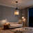 Modern 1 - Light Single Crystal Chandelier Dimmable