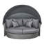 Aarju 195cm Wide Wicker Patio Daybed with Cushions-49628674