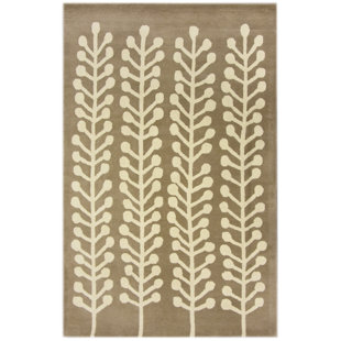 Herbs Floral Hand Woven Area Rug